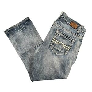 FLYPAPER Jeans Mens W38XL30 Straight Leg Light Wash Denim Casual Pants